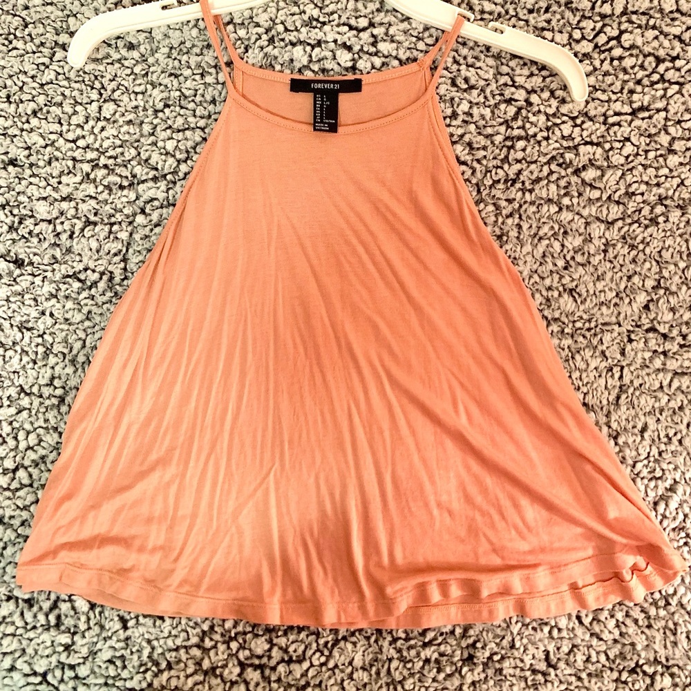 Light pink racer back style tank top